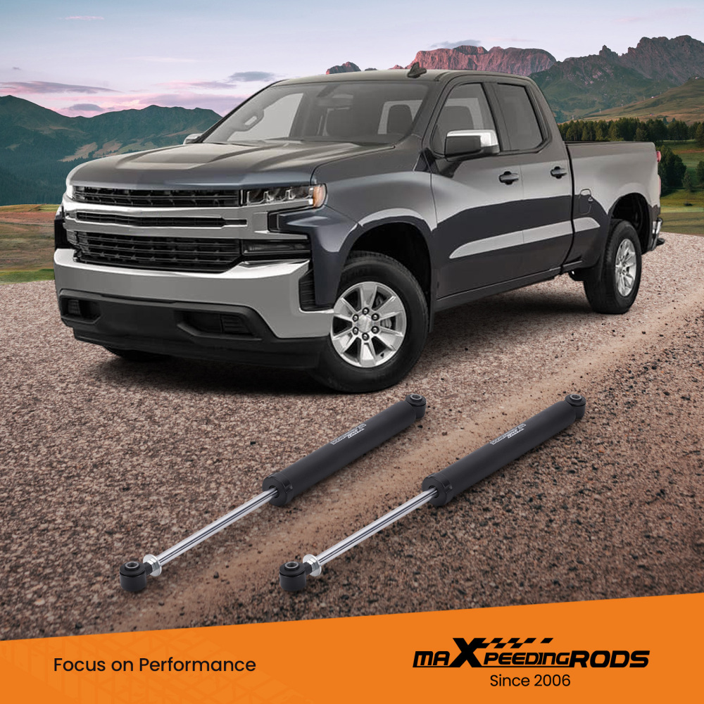 Rear Shock Absorbers compatible for GMC Sierra Chevy Silverado 1500 07-23 Fit 4.5-8 Lift