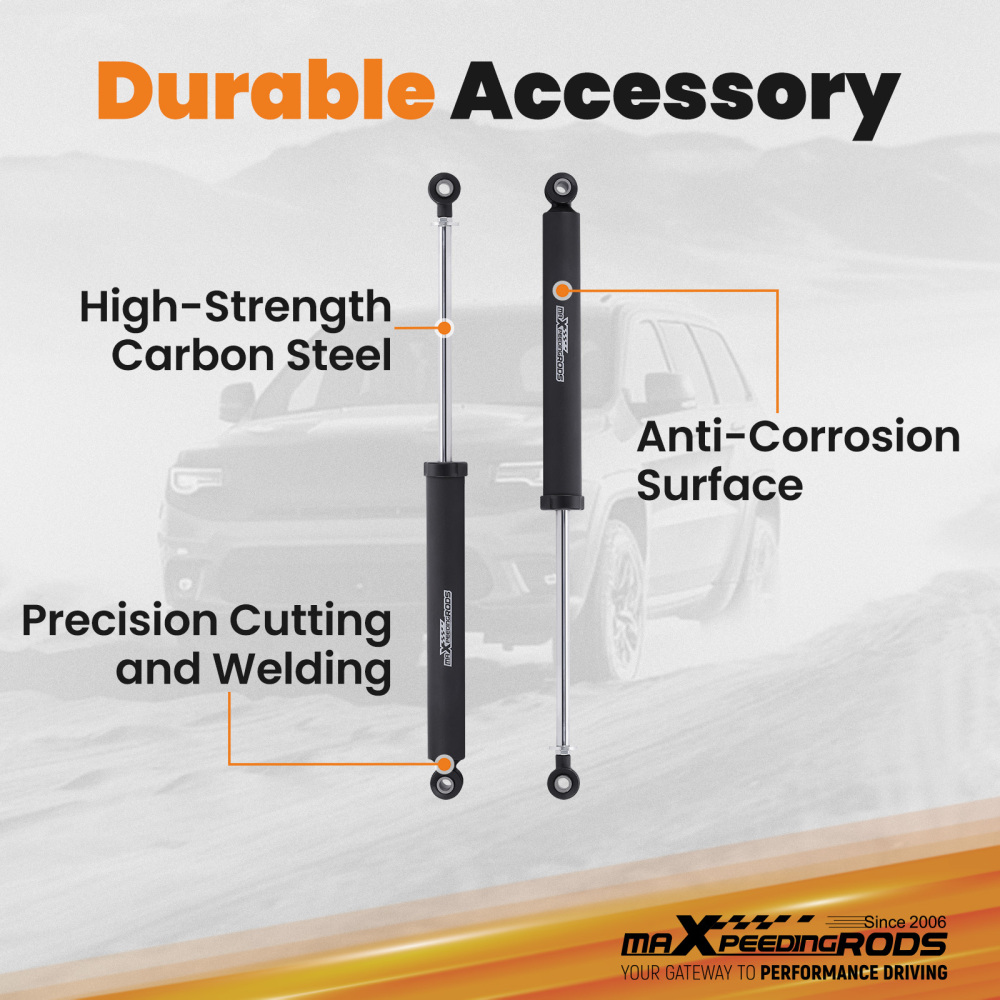 Rear Shock Absorbers compatible for GMC Sierra Chevy Silverado 1500 07-23 Fit 4.5-8 Lift
