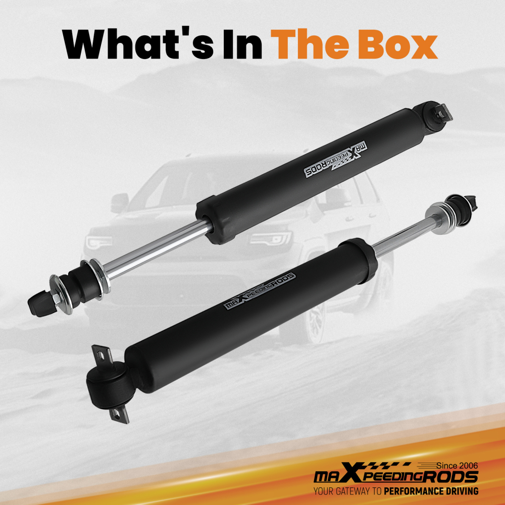 Front Shock Absorbers compatible for Jeep Cherokee XJ 84-01 compatible for Wrangler TJ 97-06 Fit 1-3 Lift