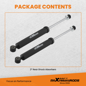 maXpeedingrods Rear Shock Absorbers compatible for Toyota Tacoma 2005-23 Fit 2.5-5.5 Lift