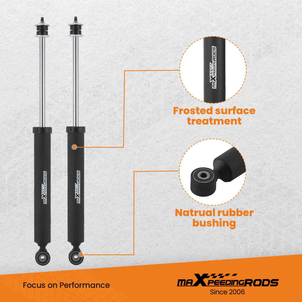 maXpeedingrods Rear Shock Absorbers compatible for Toyota Tacoma 2005-23 Fit 2.5-5.5 Lift