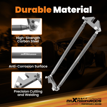 Soudure Sur parallèle 4 Link Suspension Kit for Hot Rod Rat Truck 5 bars