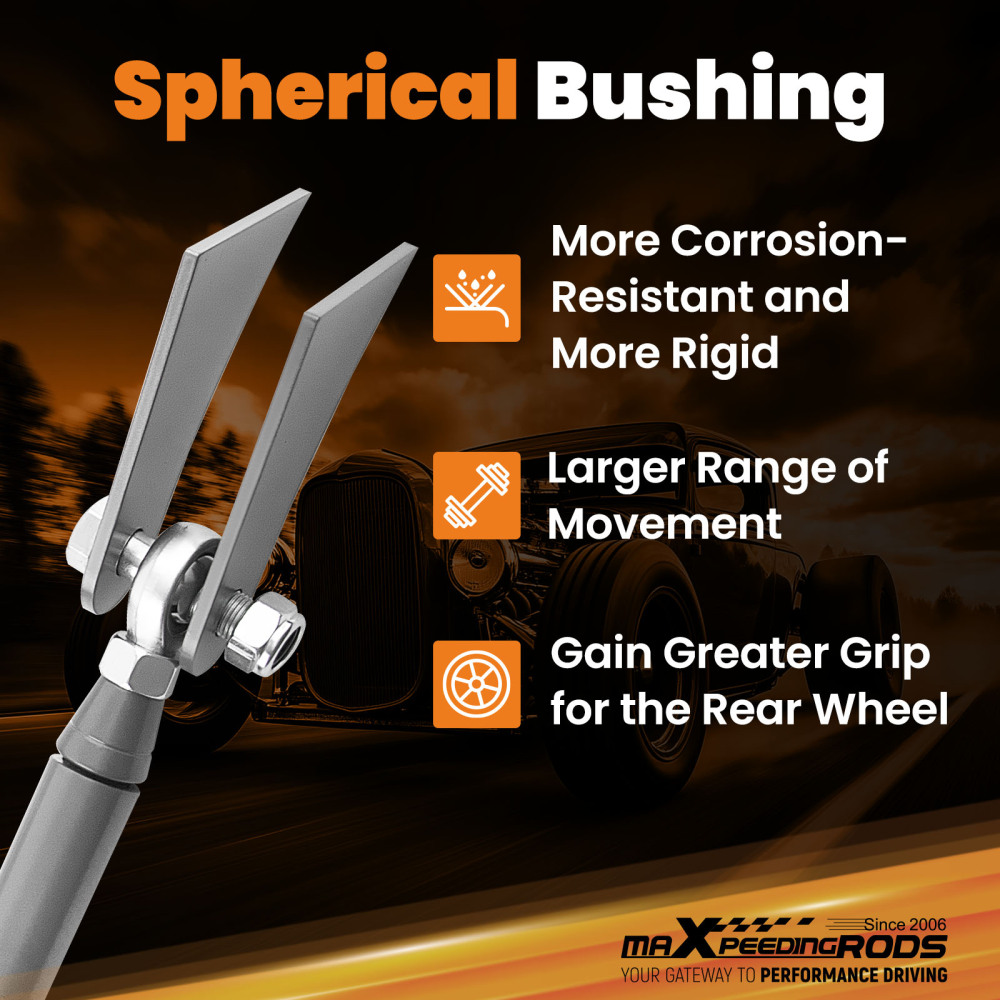 Soudure Sur parallèle 4 Link Suspension Kit for Hot Rod Rat Truck 5 bars