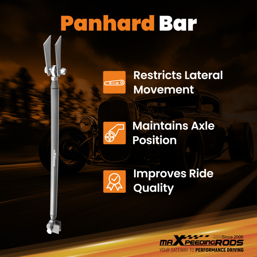 Soudure Sur parallèle 4 Link Suspension Kit for Hot Rod Rat Truck 5 bars