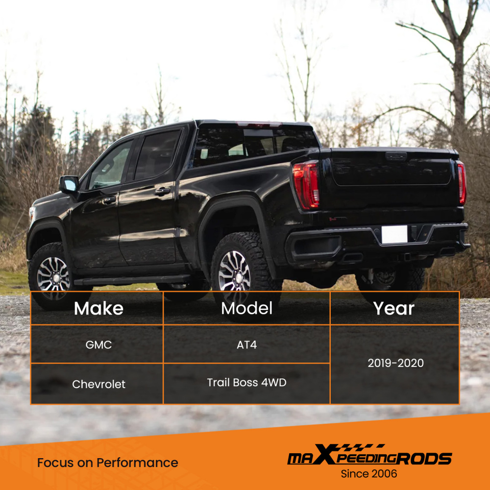 2 Lift Kit compatible for Chevrolet Silverado Trail Boss compatible for GMC Sierra AT4 1500 2019-2022