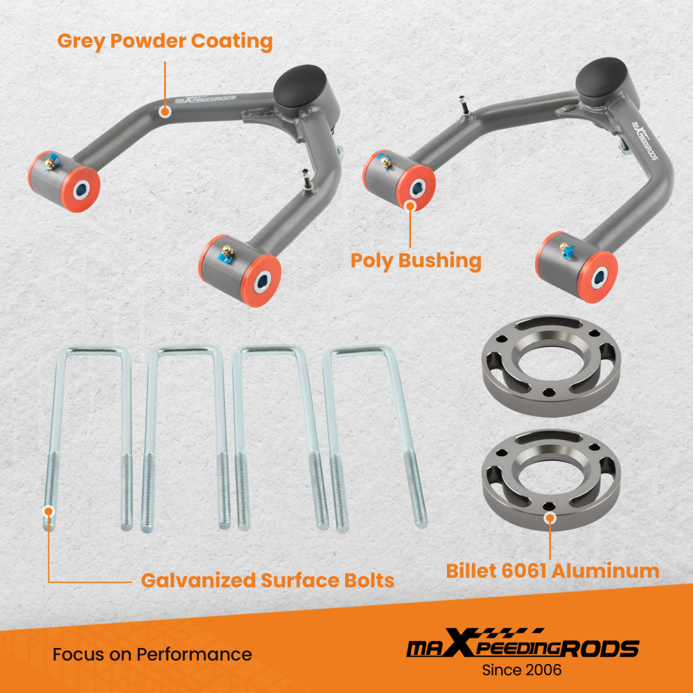 2 Lift Kit compatible for Chevrolet Silverado Trail Boss compatible for GMC Sierra AT4 1500 2019-2022