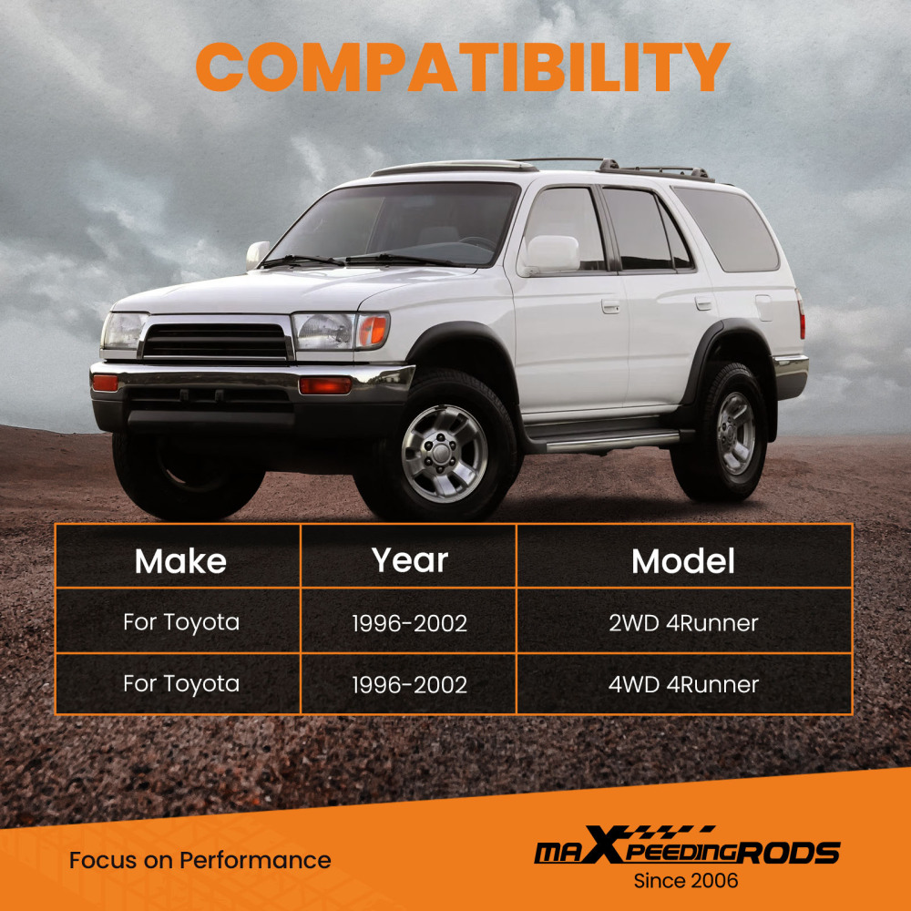 3in Lift Kit w/ Struts compatible for Toyota 4Runner 4WD 1996-2002