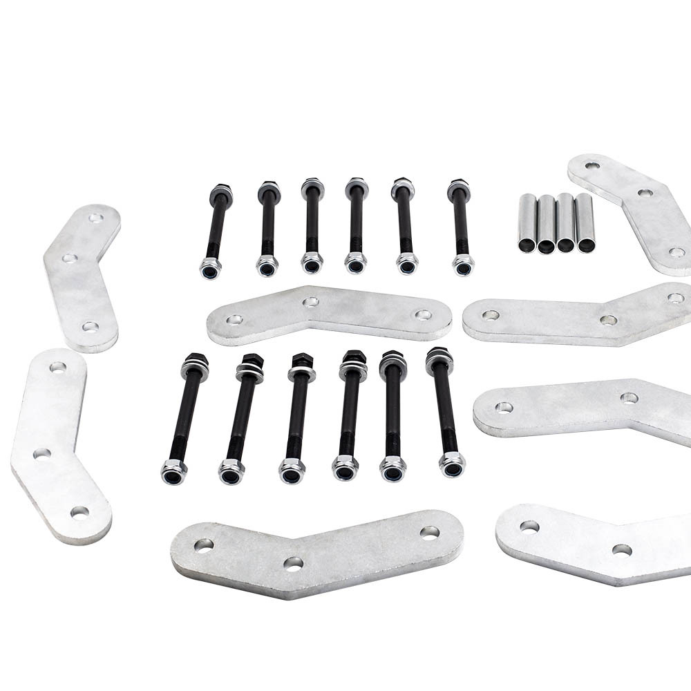 1.25 inch Lift Level Kit Shackles Front Rear compatible for Jeep Wrangler YJ 1987-1995