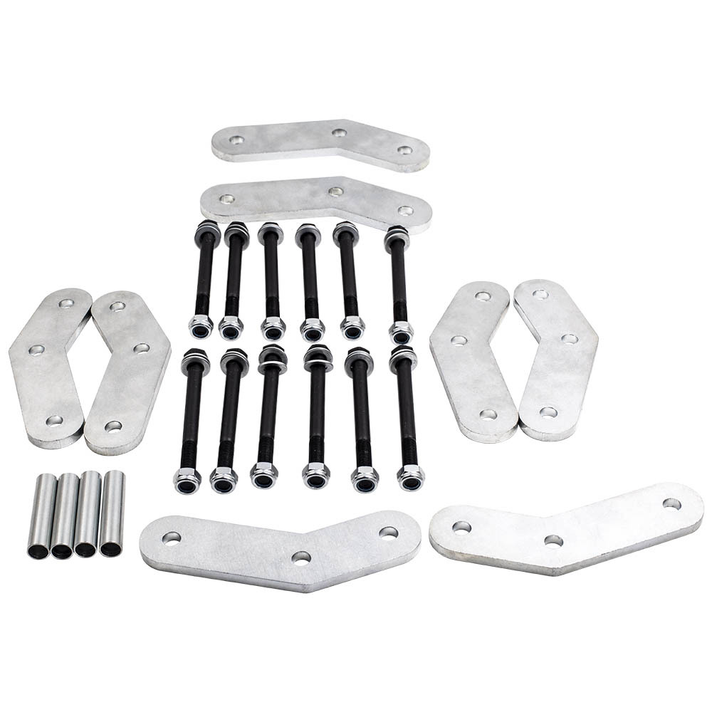 1.25 inch Lift Level Kit Shackles Front Rear compatible for Jeep Wrangler YJ 1987-1995