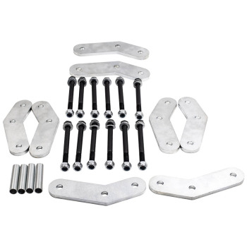 1.25 inch Lift Level Kit Shackles Front Rear compatible for Jeep Wrangler YJ 1987-1995