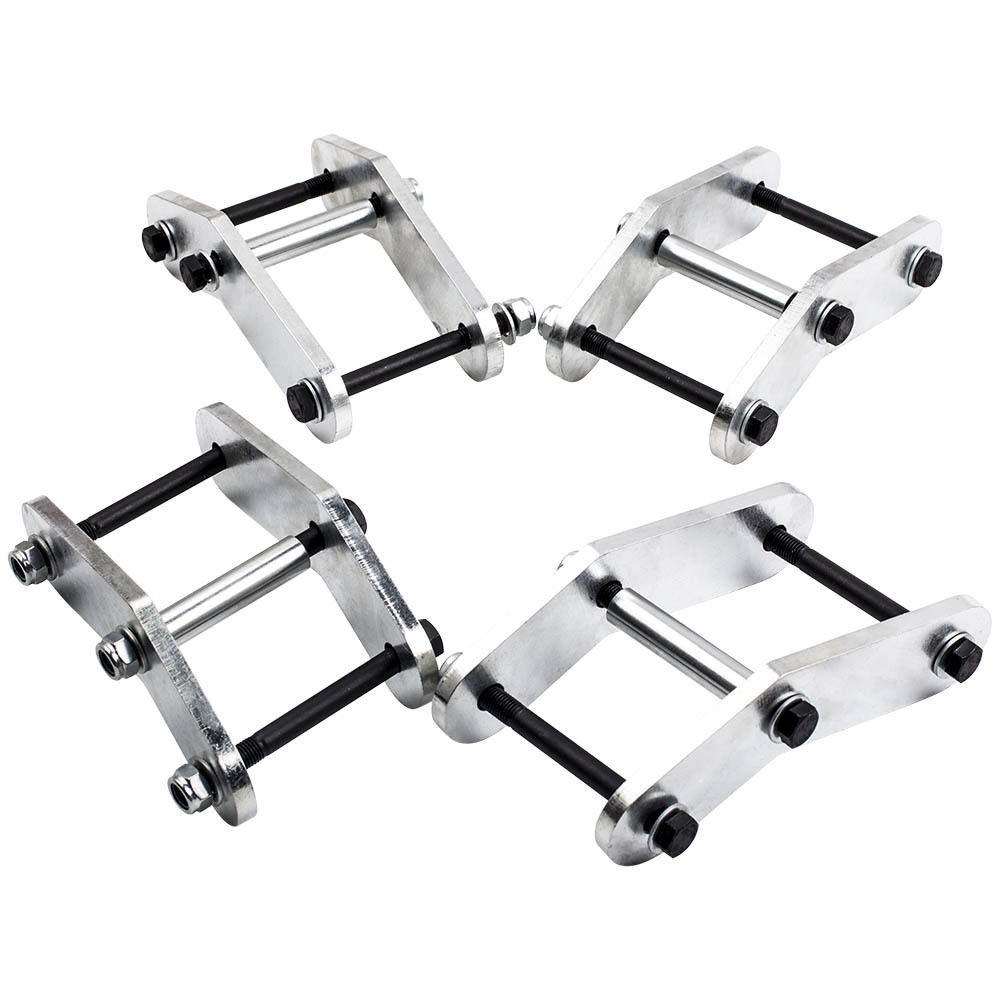 1.25 inch Lift Level Kit Shackles Front Rear compatible for Jeep Wrangler YJ 1987-1995