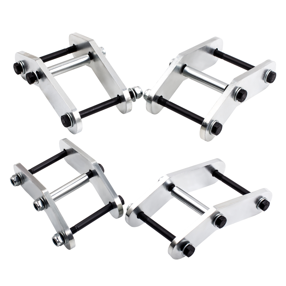 1.25 inch Lift Level Kit Shackles Front Rear compatible for Jeep Wrangler YJ 1987-1995