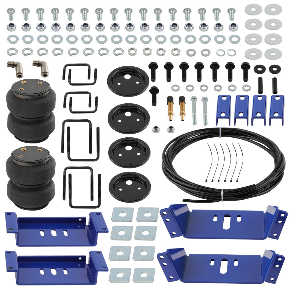 Air Helper Spring Suspension Leveling Kit compatible for Ford F-250 F-350 Super Duty 97-04