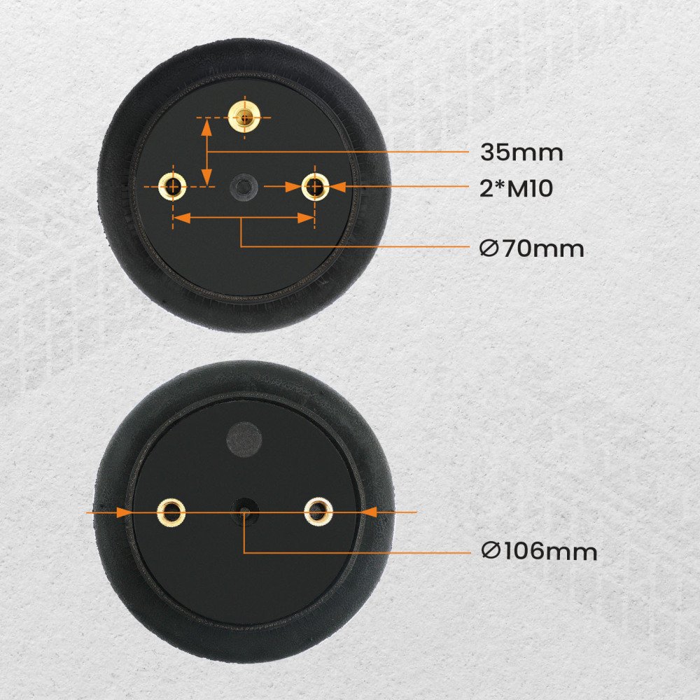 Air Helper Spring Suspension Leveling Kit compatible for Ford F-250 F-350 Super Duty 97-04