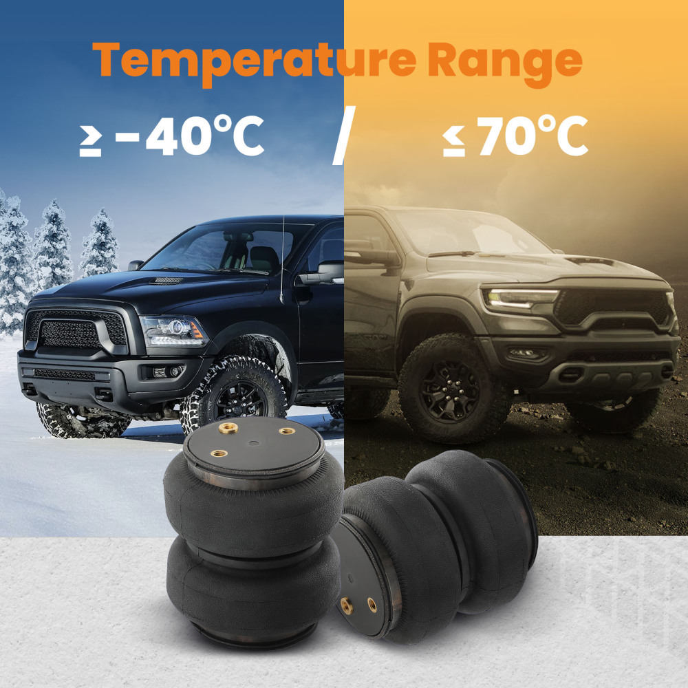 Air Helper Spring Suspension Leveling Kit compatible for Ford F-250 F-350 Super Duty 97-04