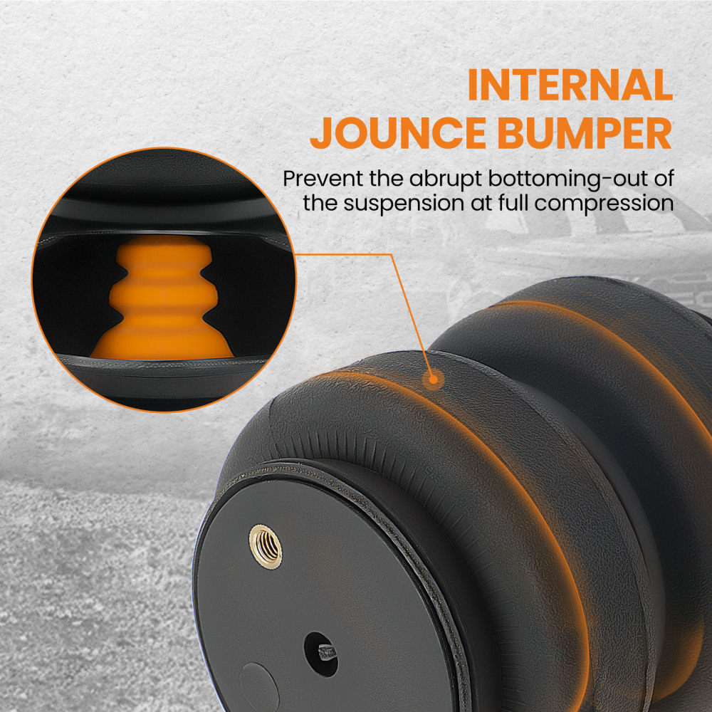 Rear Air Spring Suspension Bags Kit compatible for Dodge RAM 2500 3500 Pickup 4WD 2003-10