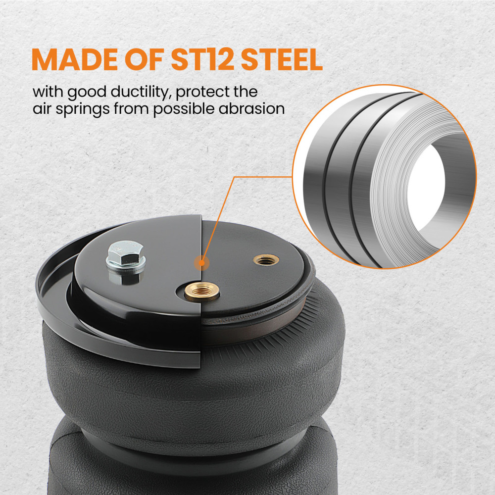 Rear Air Spring Suspension Bags Kit compatible for Dodge RAM 2500 3500 Pickup 4WD 2003-10