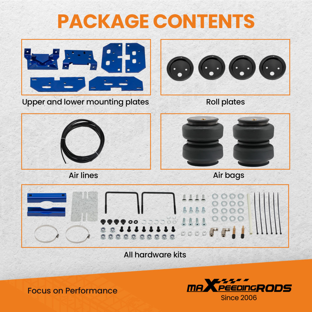 Kit Sospensioni pneumatiche Leveling Kit compatibile per Dodge RAM 2500 4WD 2011-2013