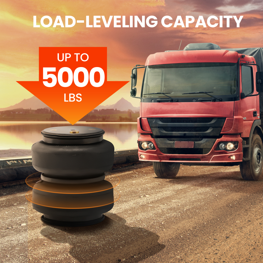 Air Spring Leveling Kit compatible for Dodge Ram 1500 Pickup 5000 lbs 4WD RWD