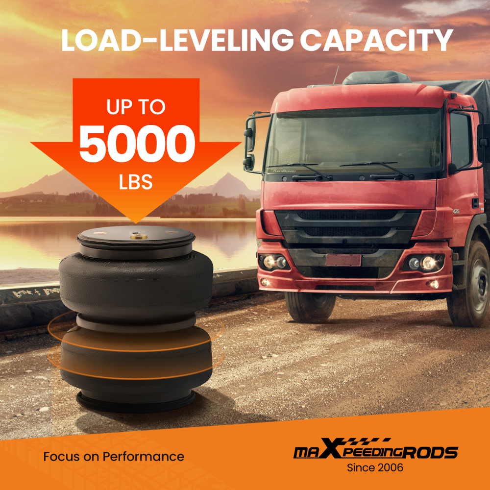 Air Spring Leveling Kit compatible for Dodge Ram 1500 Pickup 5000 lbs 4WD RWD