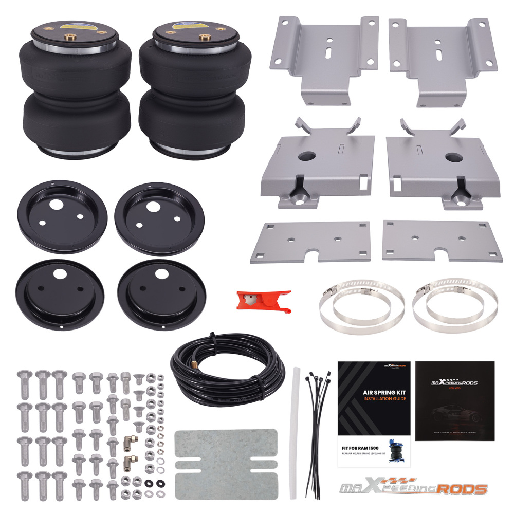 Level Kit Air Helper Springs Bag compatible for Dodge Ram 1500 Pickups 2009-2018 2010 2011