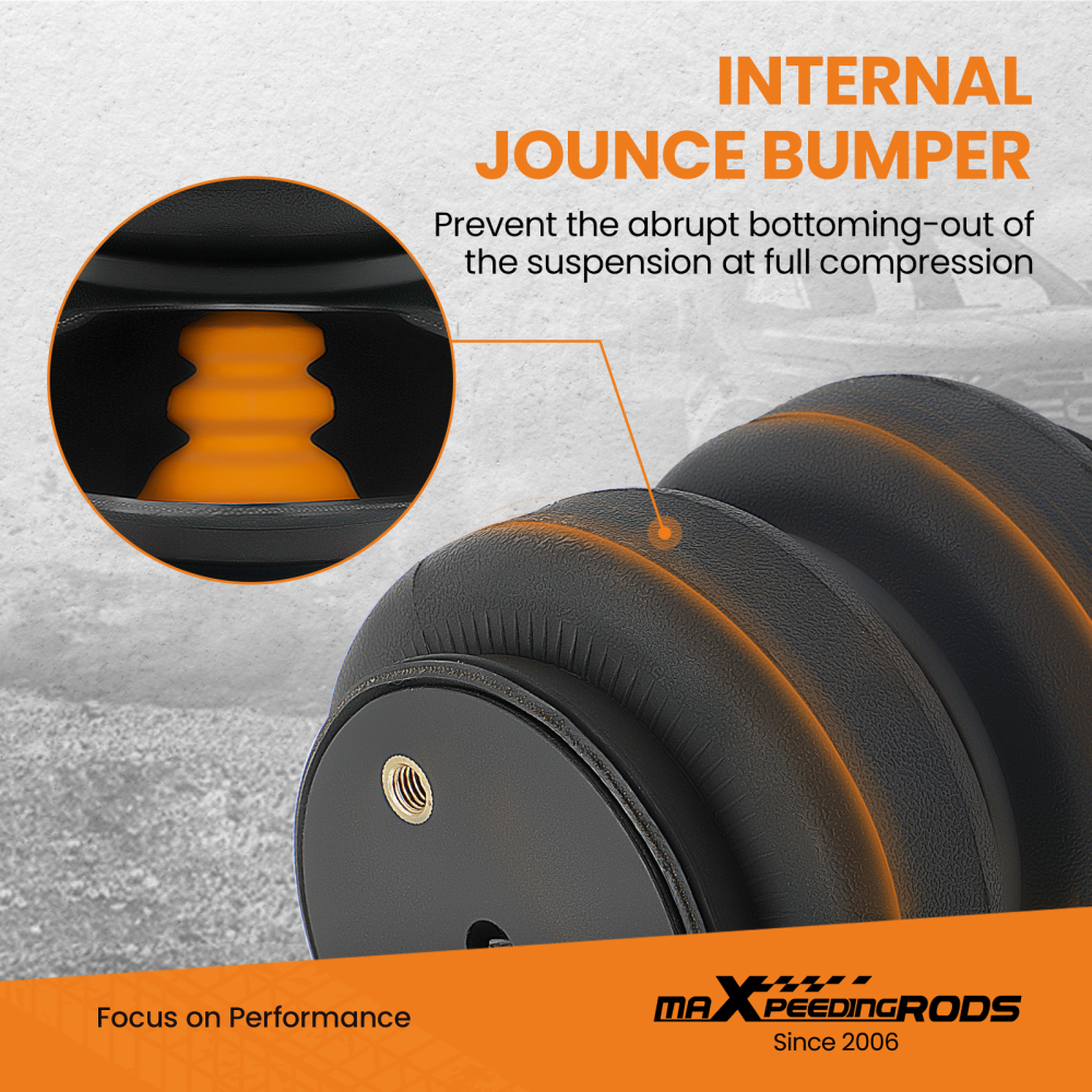 Air Controller Spring Bag +Air Suspension Helper Spring Compatible For Dodge Ram 1500 09-23