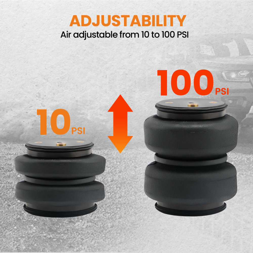 Air Controller Spring Bag +Air Suspension Helper Spring Compatible For Dodge Ram 1500 09-23