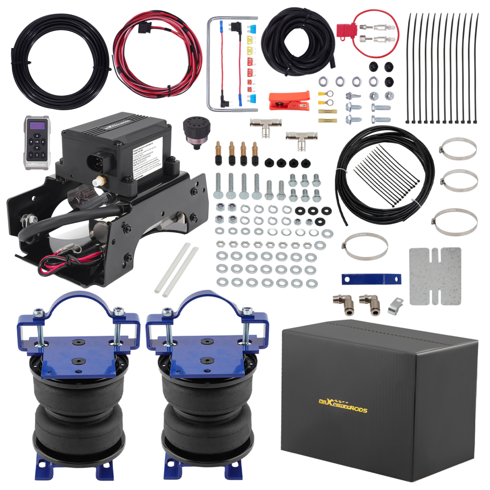 Air Suspension Kit+Wireless Air Controller Kit compatible for Chevy Silverado 2500 2001-10