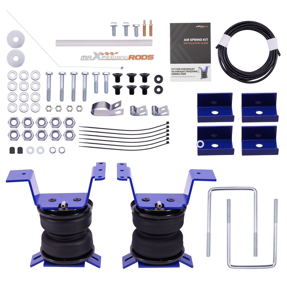 Rear Air Ride Bellow Leveling Kit compatible for Chevy Silverado GMC Sierra 1500
