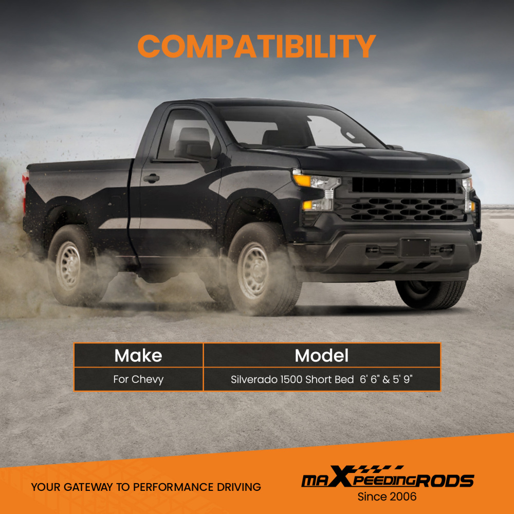 Rear Air Ride Bellow Leveling Kit compatible for Chevy Silverado GMC Sierra 1500