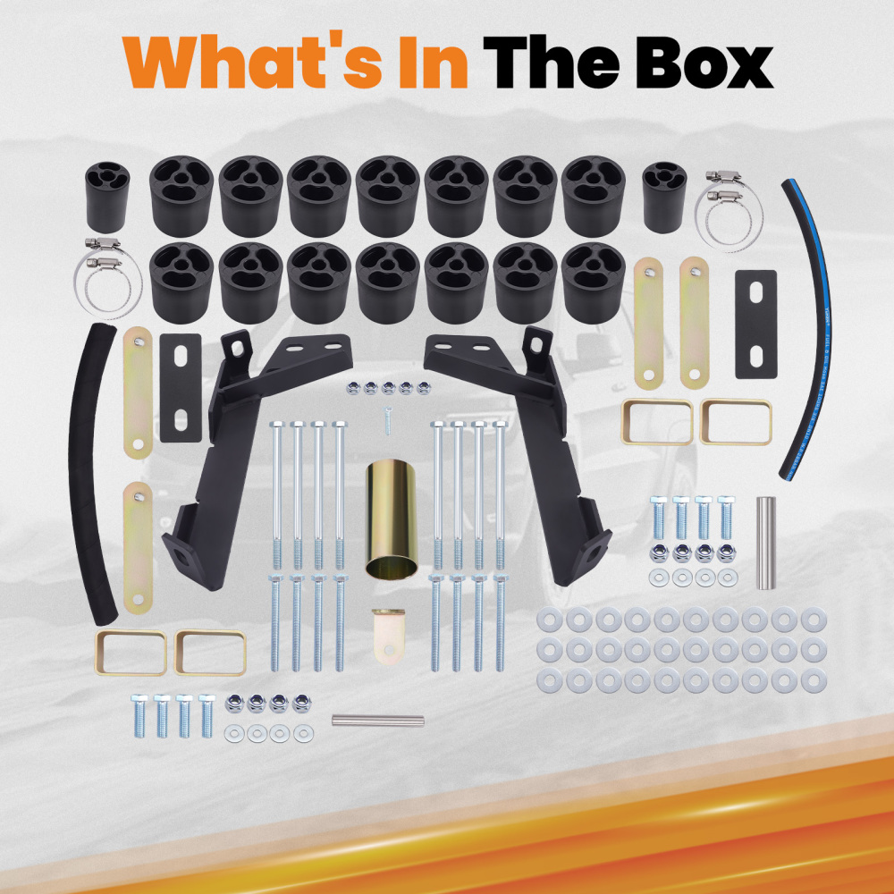 3 Full Body Lift Kit compatible for Dodge RAM 1500 2500 3500 2WD 4WD GAS 1997-2001