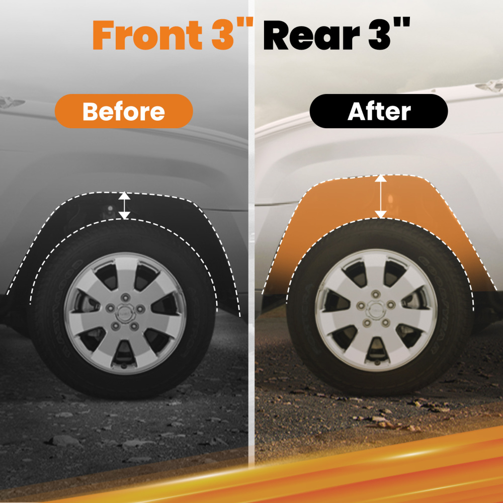 3 Full Body Lift Kit compatible for Toyota Tacoma 1995-2000 1999