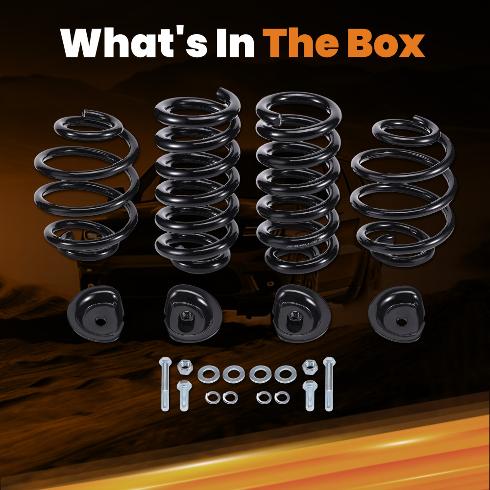 3 Inch Front / 5 Inch Rear Drop Spring Lowering Kit for ChevroletC10 1963-1972