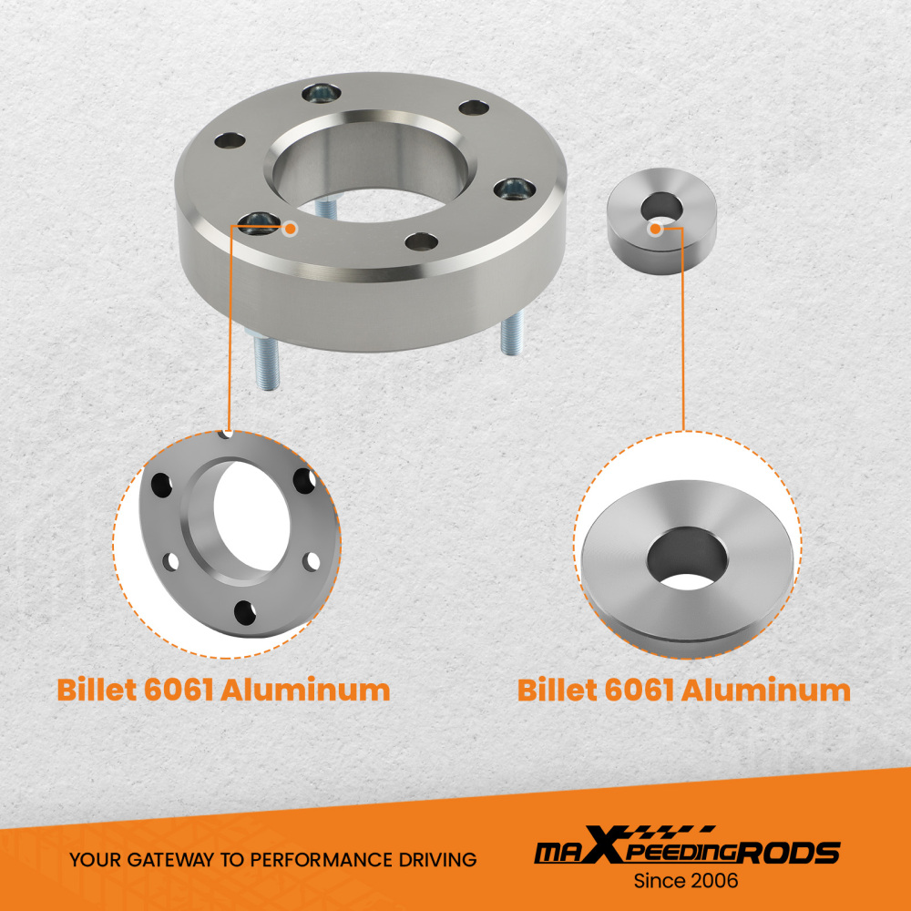 3.5 inch Front 2 inch Rear Lift Kit Spacers compatible for Silverado Sierra 1500 2007-2018 6-Lug