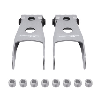 2-3 Rear Drop Shackle Lowering Kit compatible for GMC Sierra 1500 1/2 Ton 07-2018