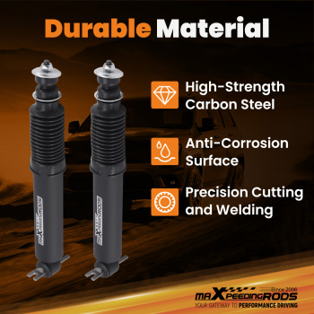 5 Front Drop Shocks compatible for Chevy GMC C1500 88-1998 2WD