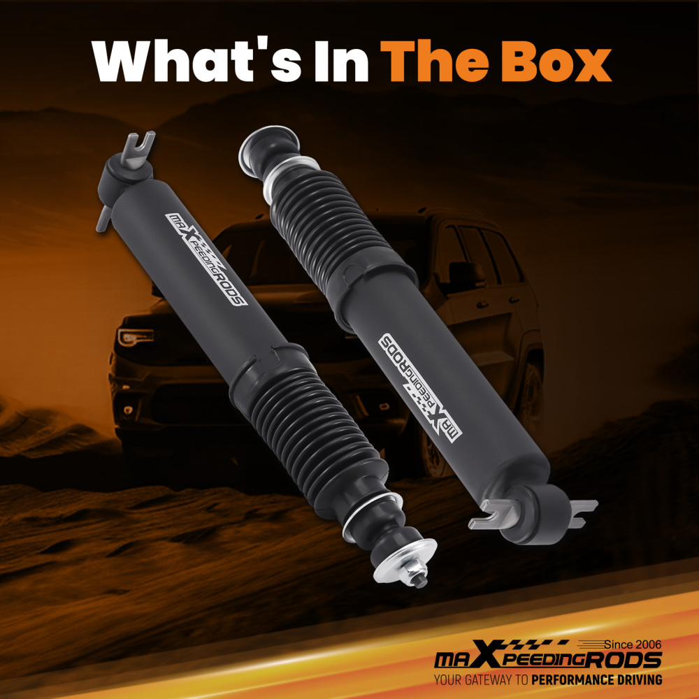 5 Front Drop Shocks compatible for Chevy GMC C1500 88-1998 2WD