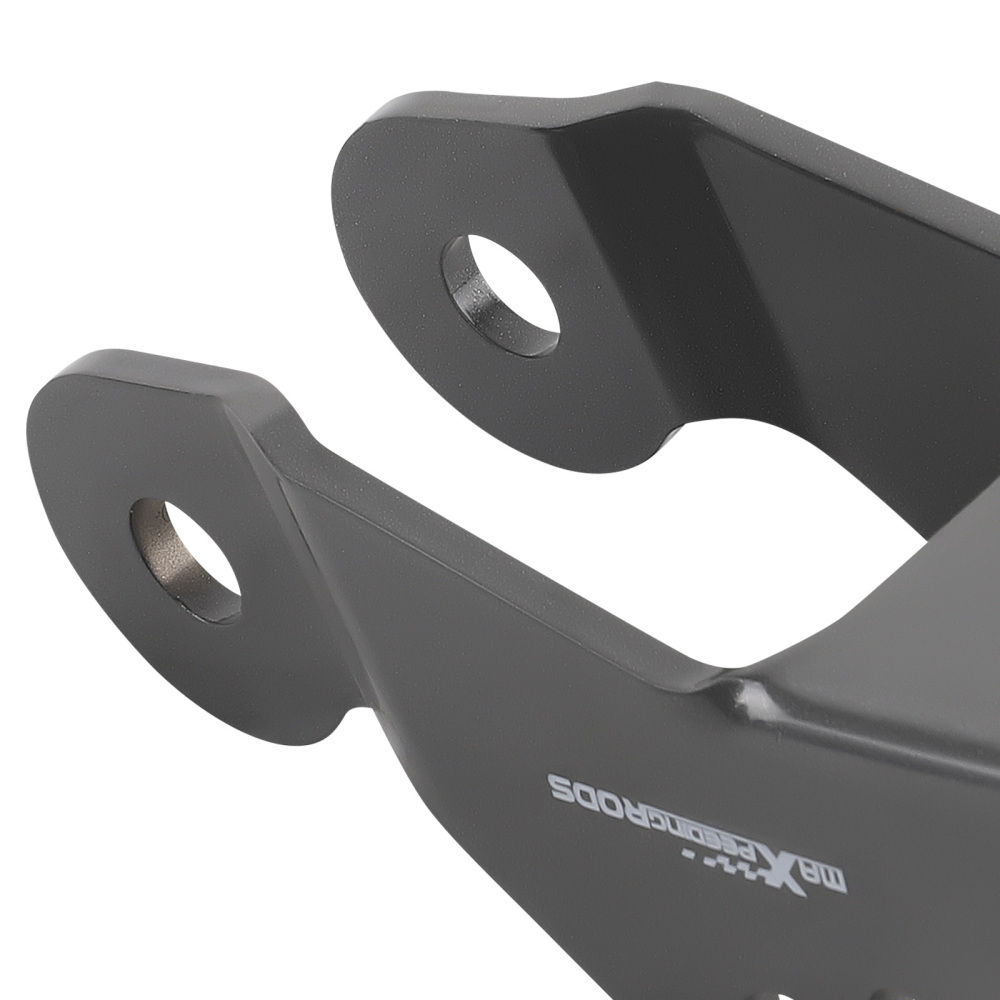 Rear Relocation Brackets compatible for Chevy Silverado C1500 1988-1998 Shock Steel