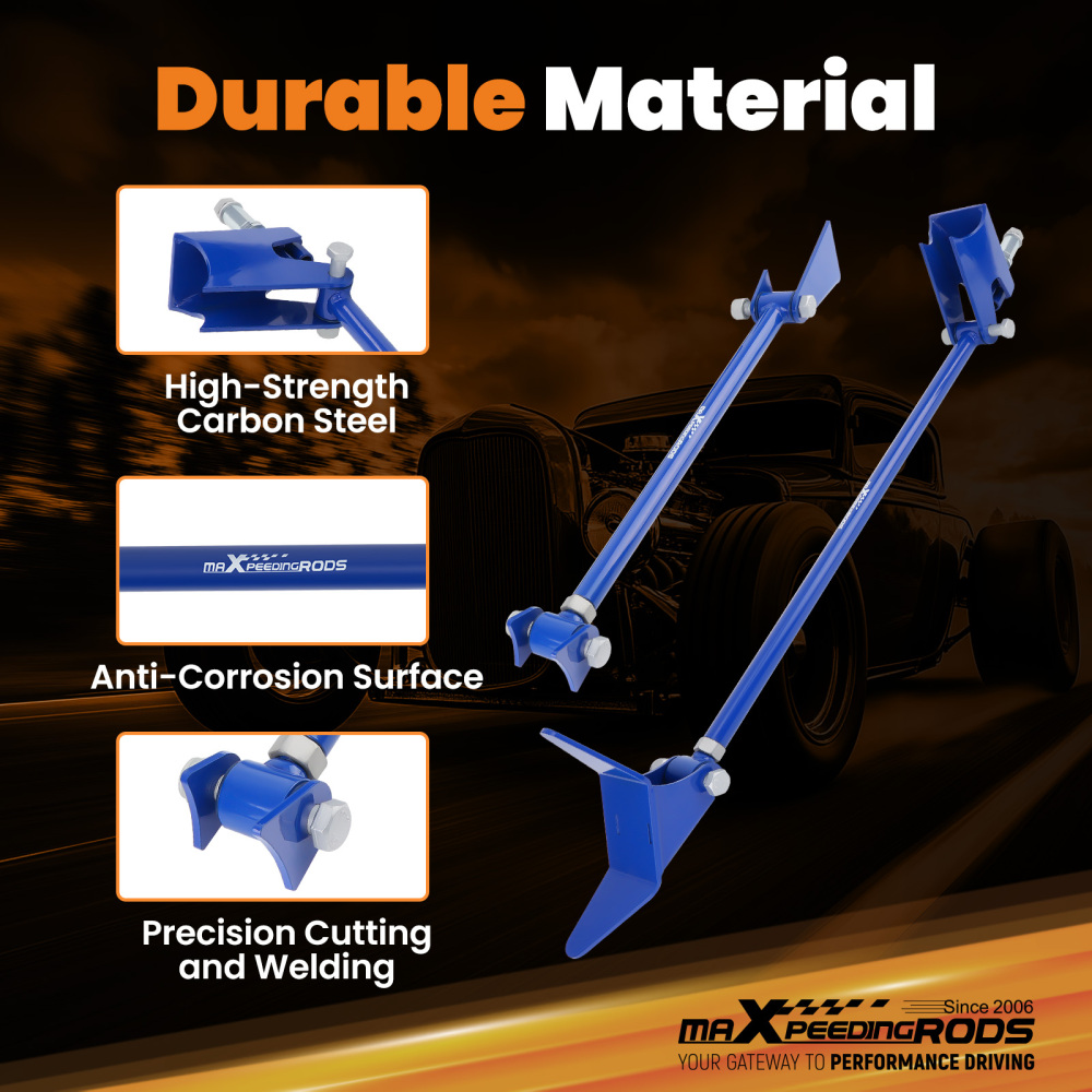 Triangulated Suspension 4 Link Kit 4x Bars compatible for Chevrolet S10 1994 95 96 97-04