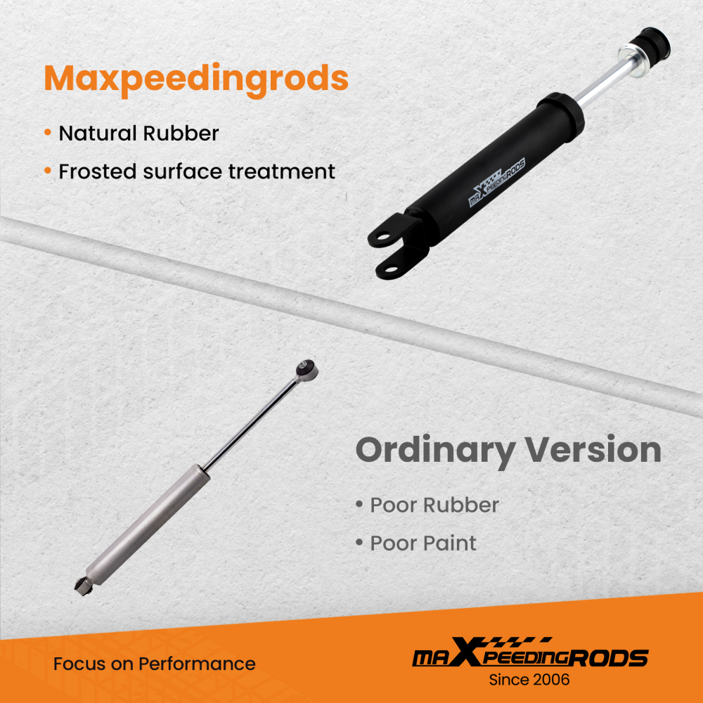 0-3 Front Shock Absorbers compatible for Chevy Silverado Compatible for GMC Sierra 1500 4WD 1999-06