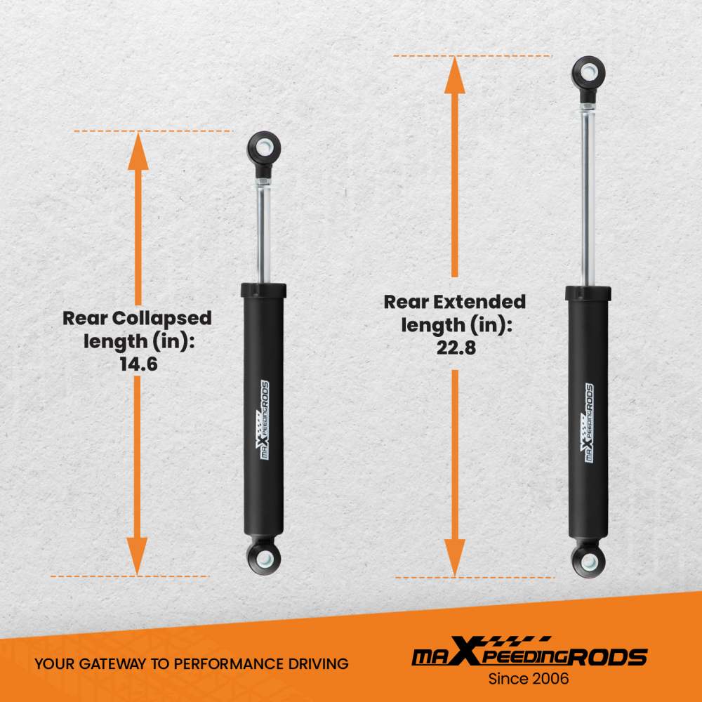 4x Shock Absorbers compatible for GMC Sierra 1500 4WD 1999-2006 Lifted 0-3