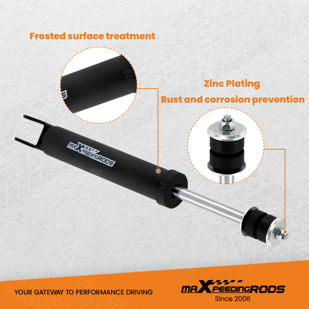 4x Shock Absorbers compatible for GMC Sierra 1500 4WD 1999-2006 Lifted 0-3