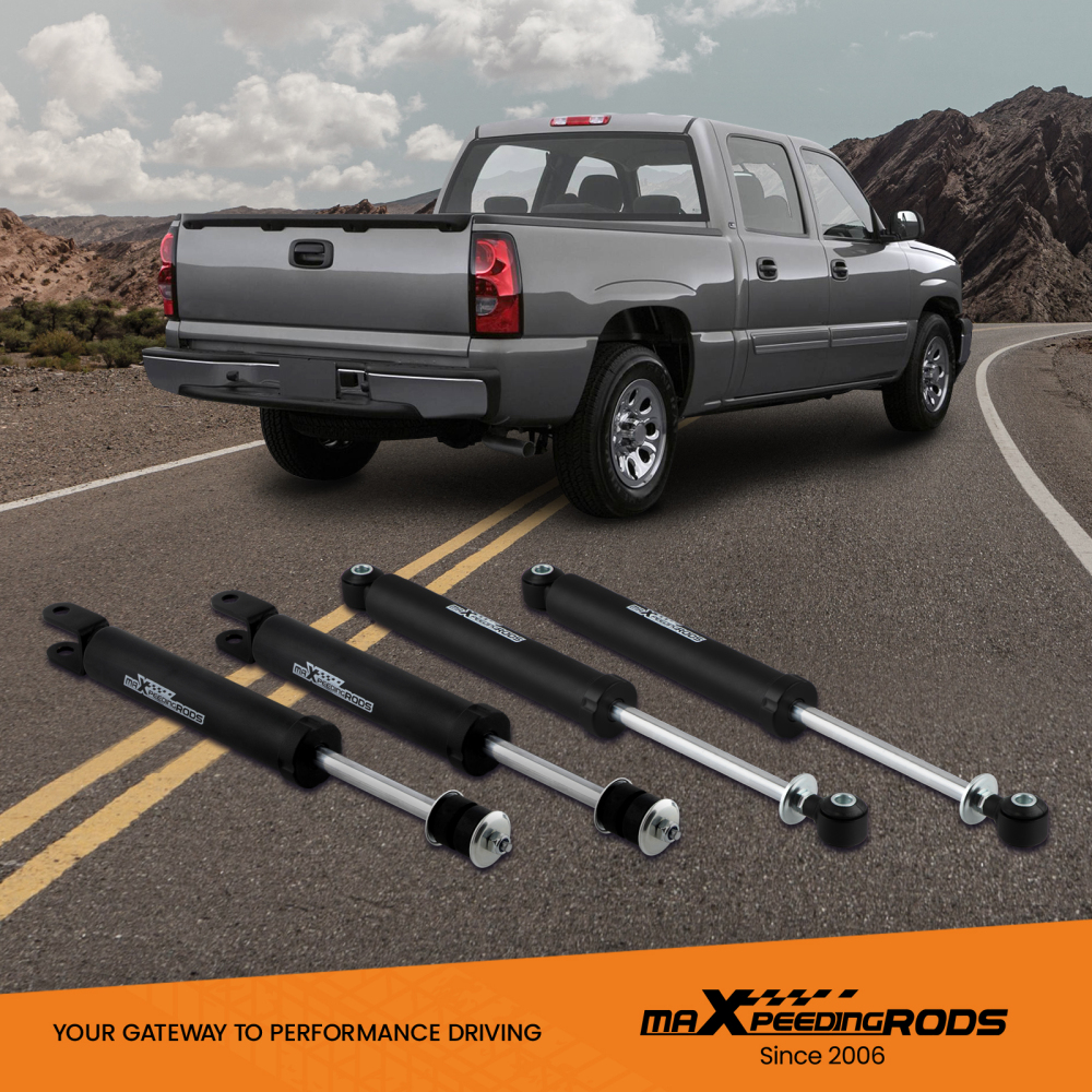 4x Shock Absorbers compatible for GMC Sierra 1500 4WD 1999-2006 Lifted 0-3