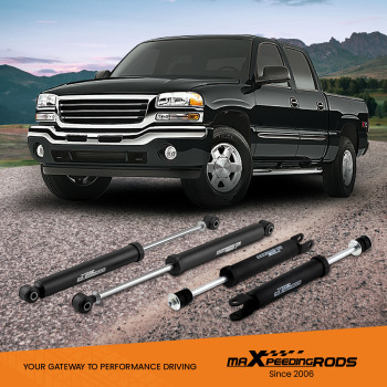 Shocks Front 0-3 Rear 2.5-6 Lift compatible for Chevy Silverado GMC Sierra 1500 4WD 99-06