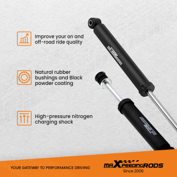 Shocks Front 0-3 Rear 2.5-6 Lift compatible for Chevy Silverado GMC Sierra 1500 4WD 99-06