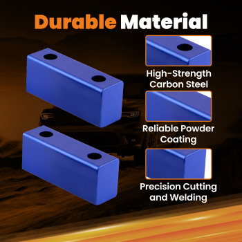 Kit de chute de blocs dabaissement de 3 pouces compatible pour GMC C10 1968-72 63-67