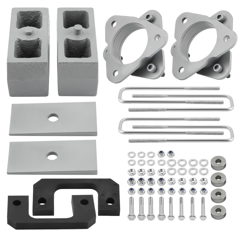 3.5 inch Front 3 inch Rear Lift Kit compatible for Chevrolet Silverado 1500 LT Crew Cab 2014