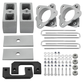 3.5 inch Front 3 inch Rear Lift Kit compatible for Chevrolet Silverado 1500 LT Crew Cab 2014