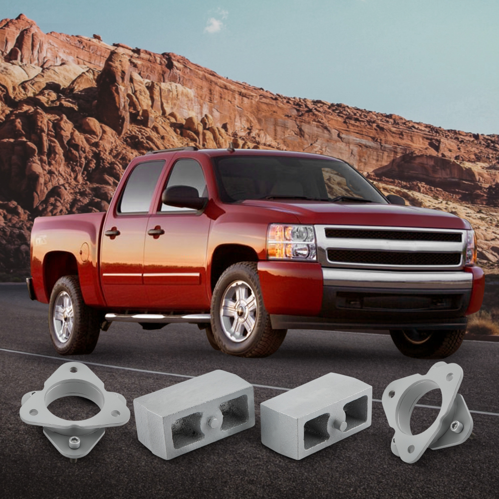 3.5 inch Front 3 inch Rear Lift Kit compatible for Chevrolet Silverado 1500 WT Standard Cab Pickup