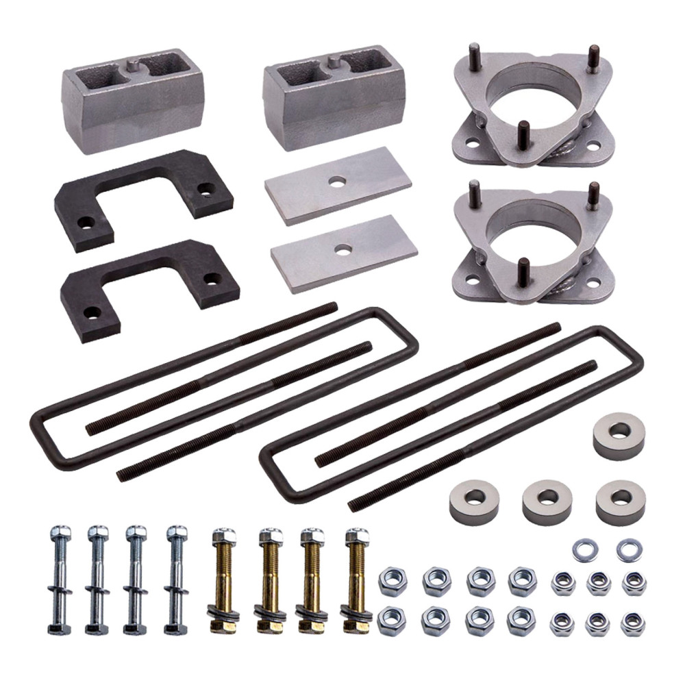 Compatible for Chevy Silverado 1500 4WD 2007-2018 3.5 inch Front + 3 inch inch Rear Lift Kit